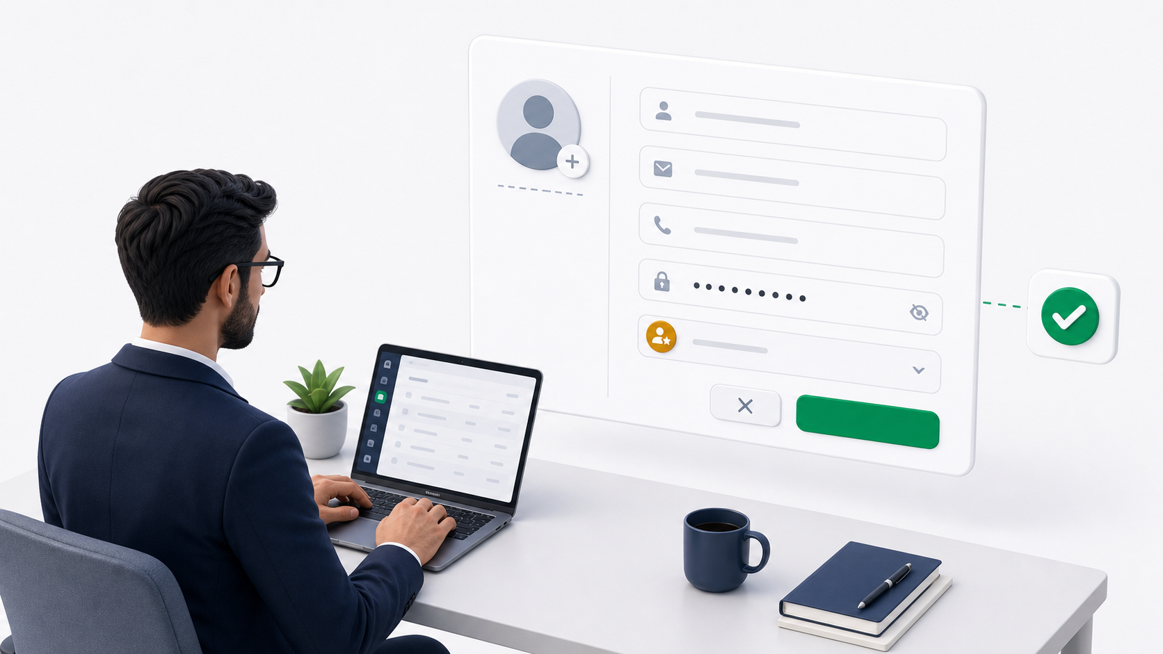 Add user illustration