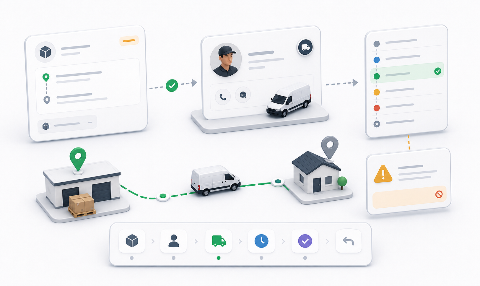 Assignment and status illustration