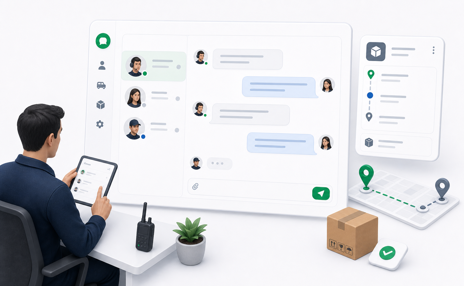 Chat illustration