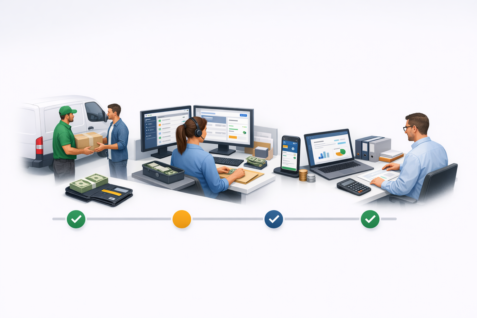 COD financial lifecycle illustration