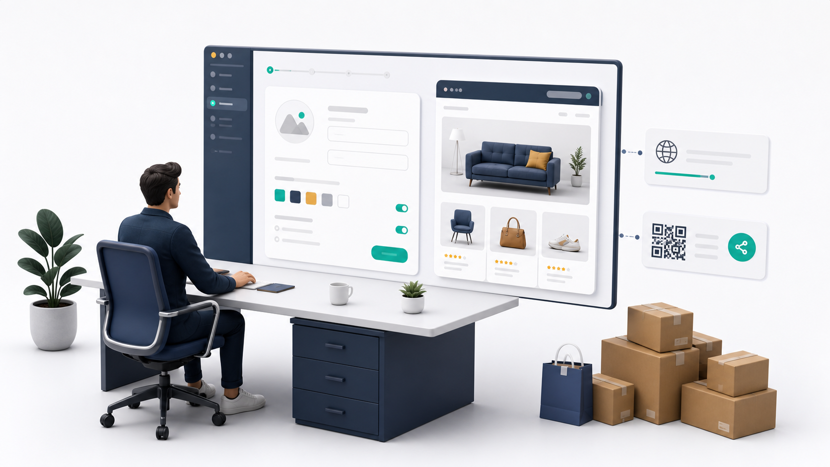 Create Your Shop illustration