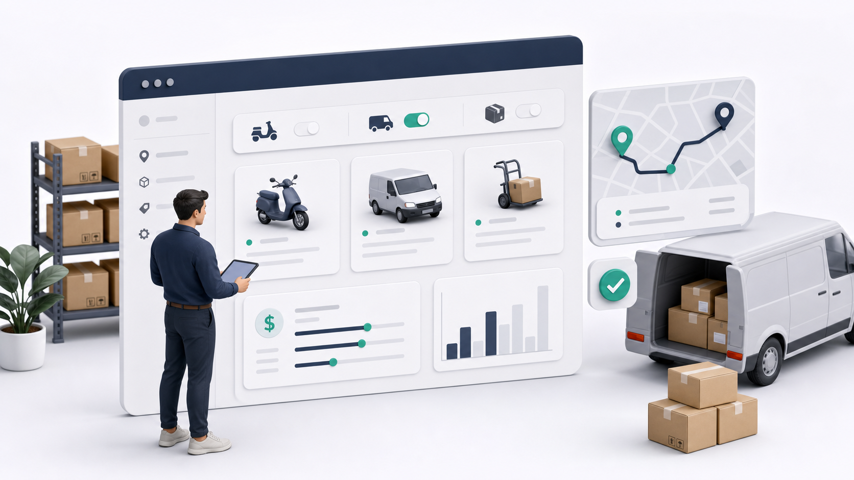 Delivery configurations illustration