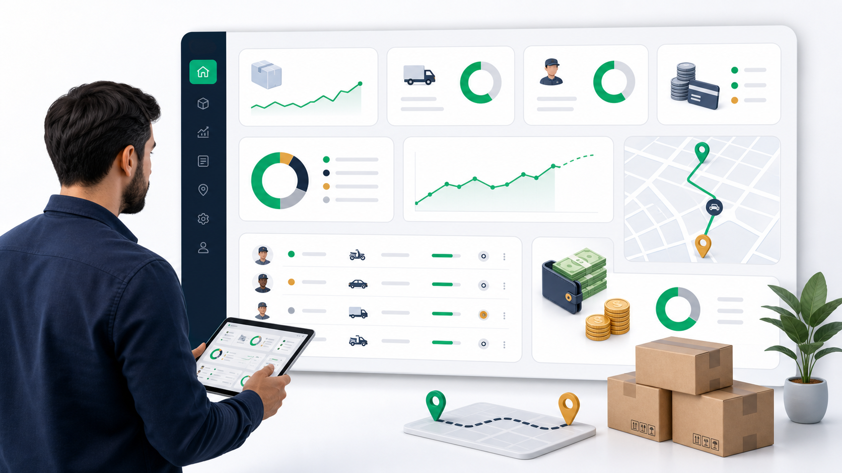 Delivery Dashboard illustration