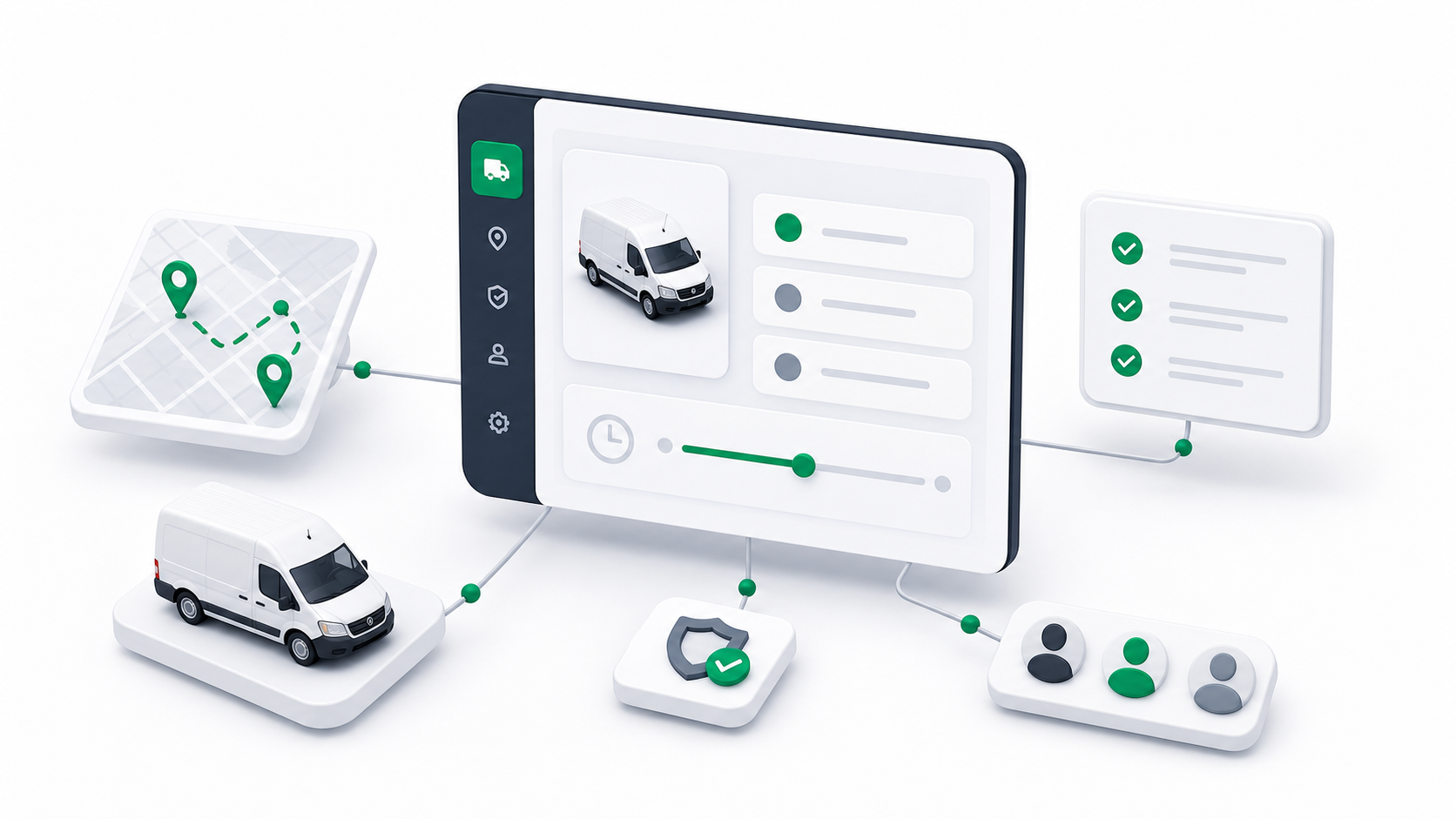 Delivery services connect service settings, zones, fulfillment policies, vehicles, and teams