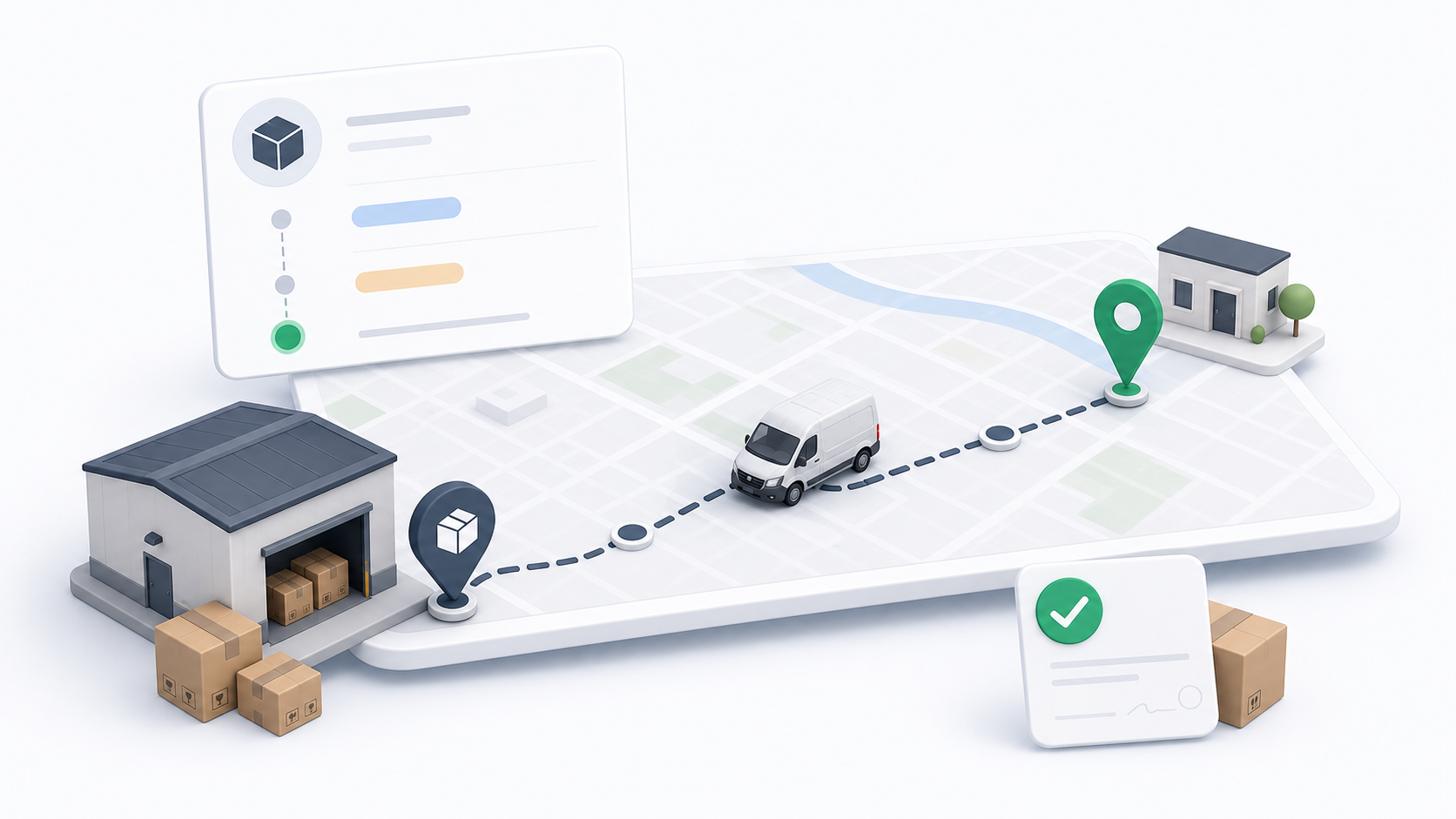 Delivery orders illustration