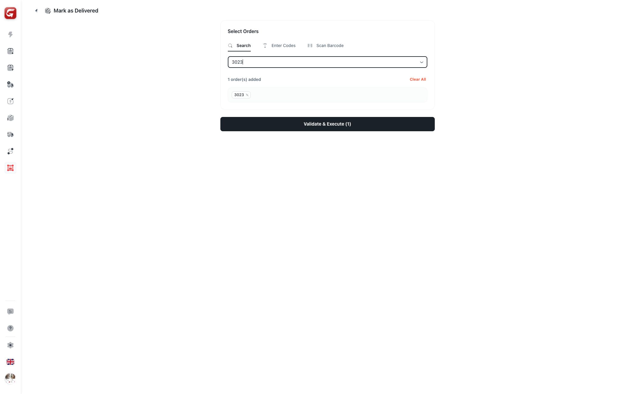 Bulk operation workspace