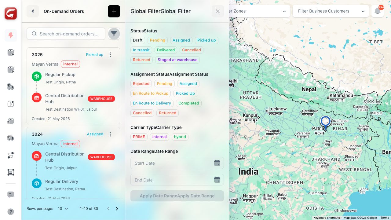 Map filters
