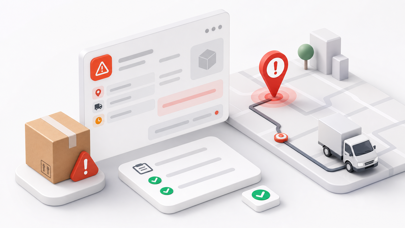 Delivery exceptions capture delivery issues and resolution progress