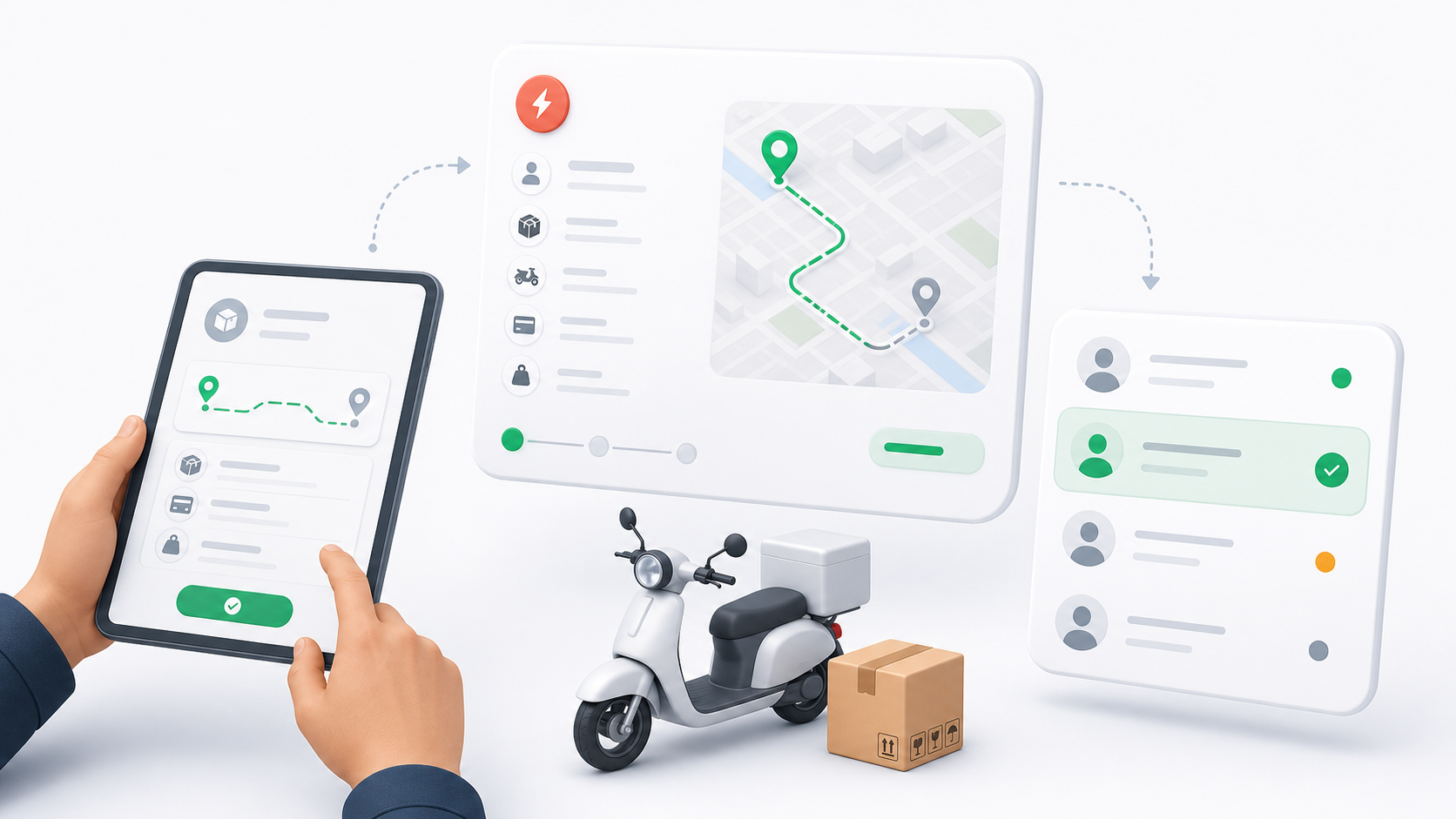 On-demand orders illustration