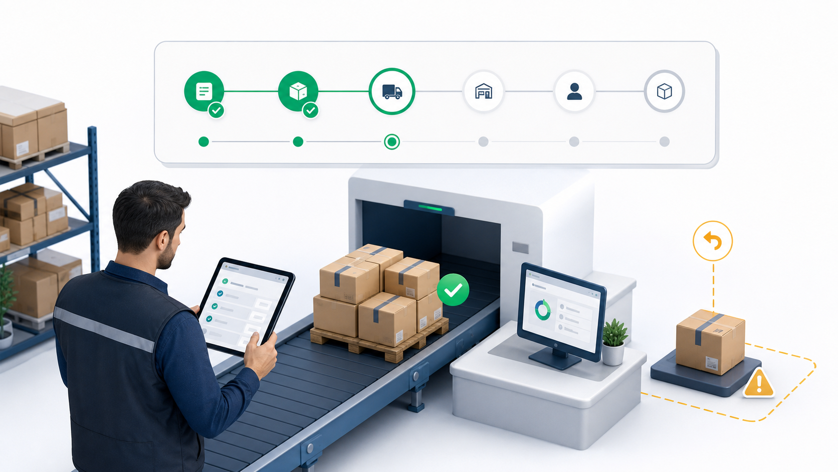 Waybill lifecycle and returns illustration
